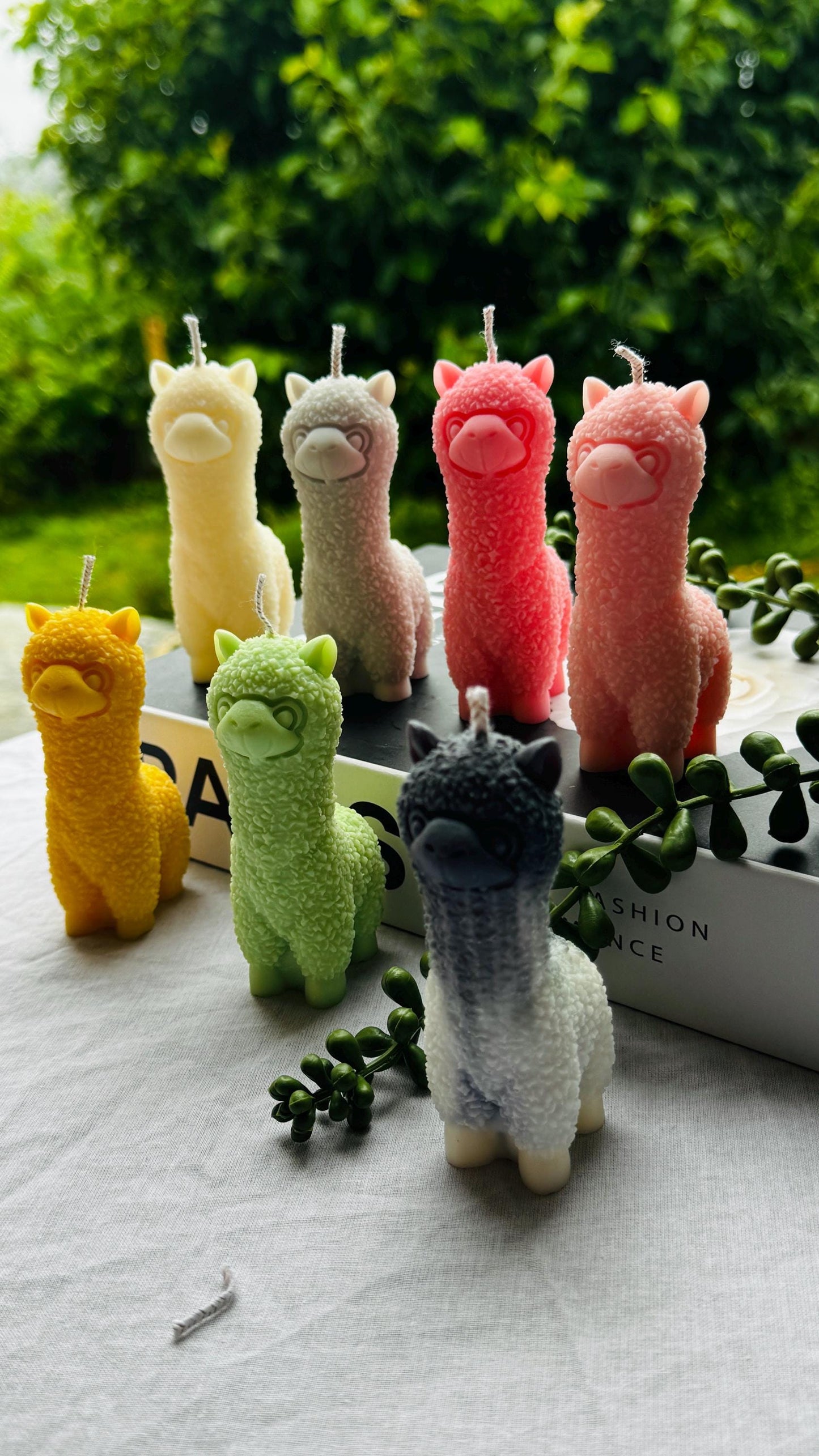 Alpaca candle | Llama candle | Animal shaped candles | Baby shower Gifts | Animal decor | Nursery room decor | Cute candle | Alpaca decor